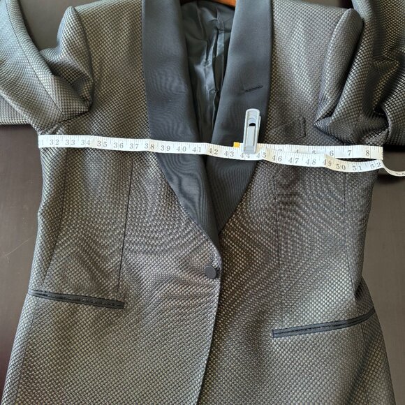 Tom Ford - Two Tone Black and Gold Shimmer Dinner Jacket - Picture 11 of 16